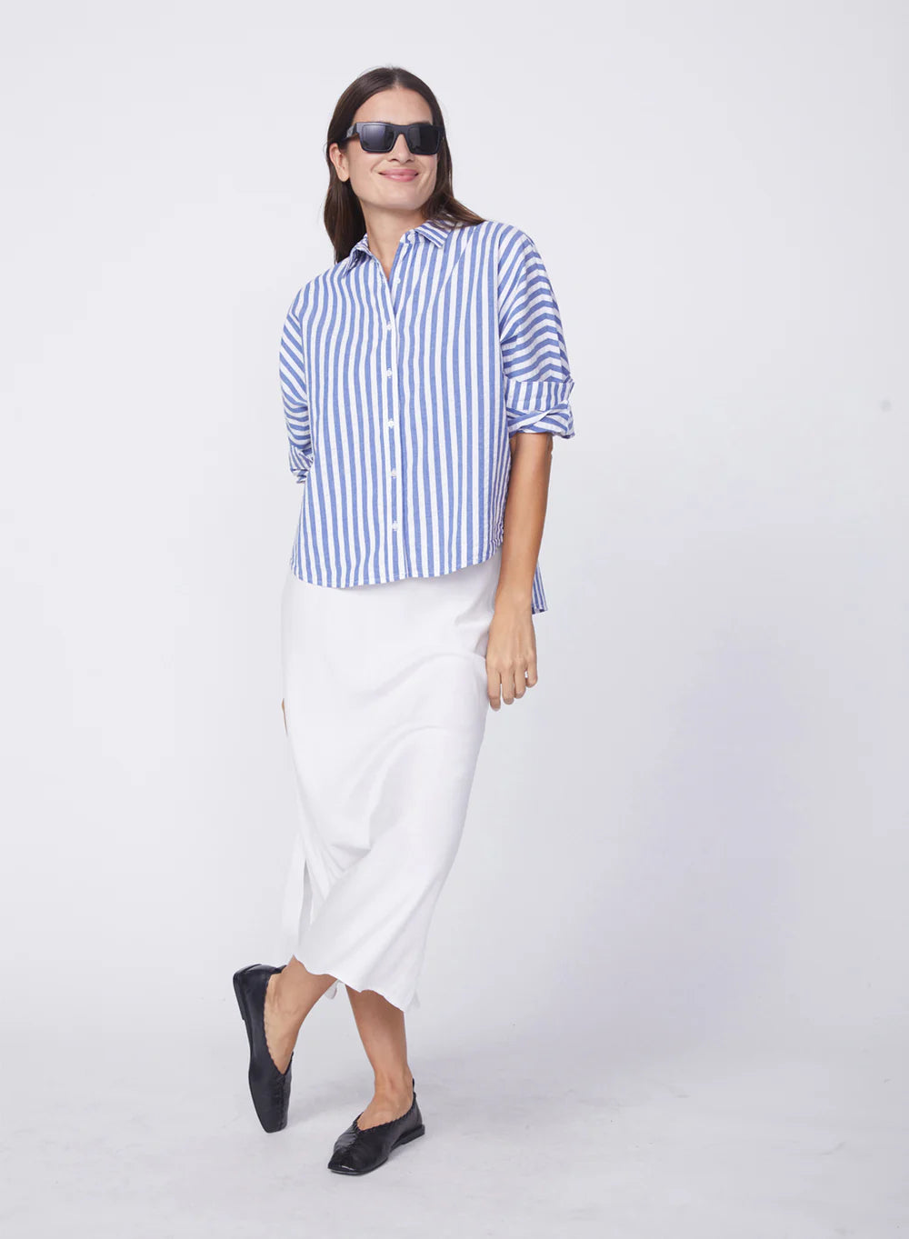 Puckered Stripe Shirt