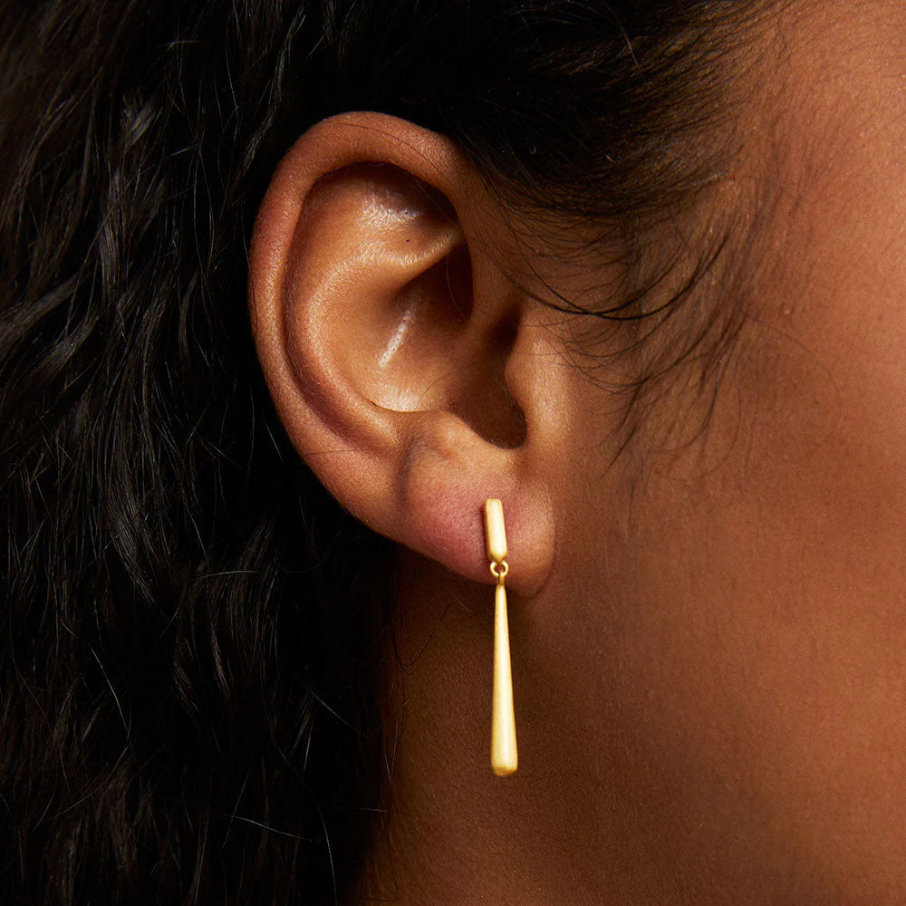 Mini Reign Earrings in Gold